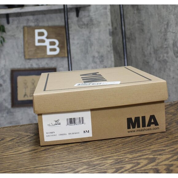 NWT Mia Womens Ophidia Round Toe Strappy Sandal GS1591002 Taupe Brown 8M - Picture 13 of 15